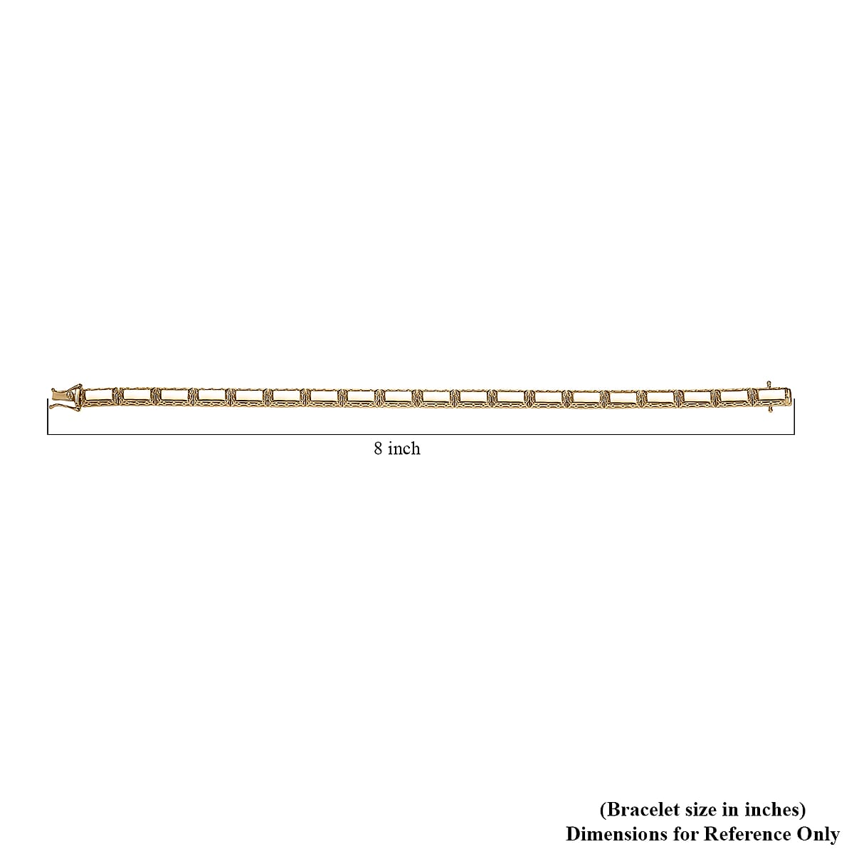 Luxoro Bar Link Bracelet in 10K Yellow Gold (8.00 In) 8.0 Grams image number 4
