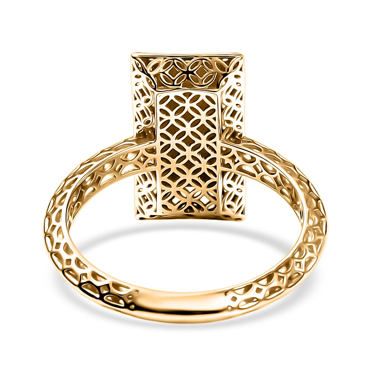 Mirage Collection 10K Yellow Gold Bar Ring (Size 7.0) 2 Grams image number 4