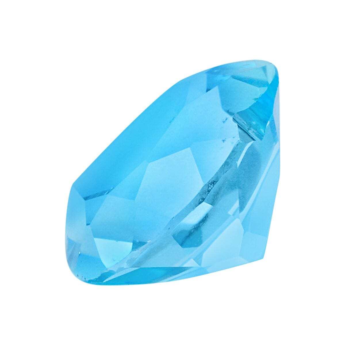 AAAA Swiss Blue Topaz (Hrt 12 mm) 6.00 ctw image number 1
