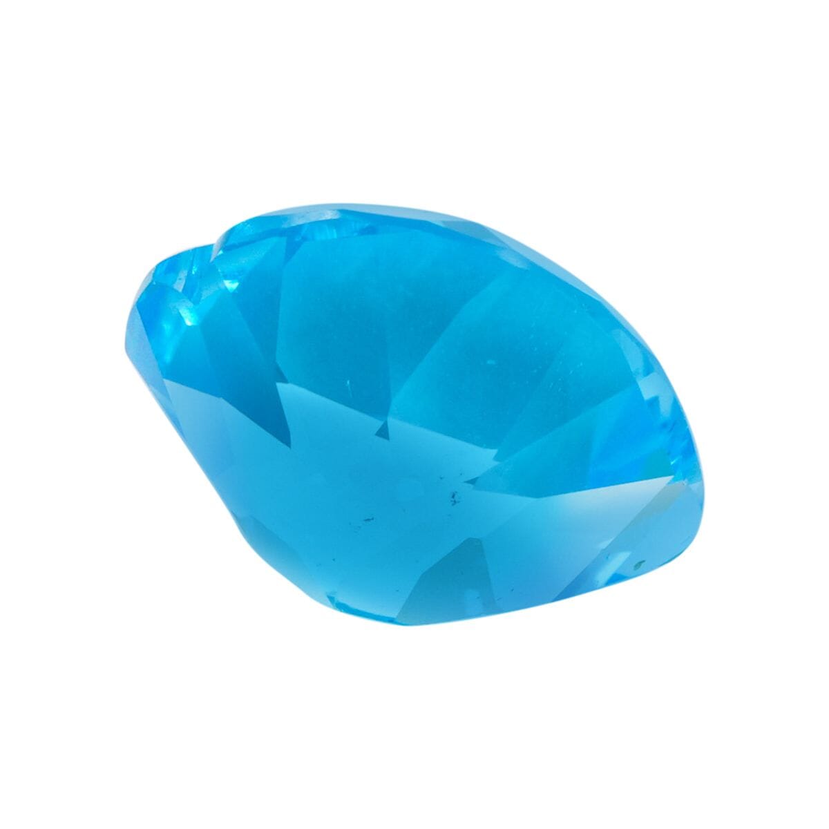 AAAA Swiss Blue Topaz (Hrt 12 mm) 6.00 ctw image number 2