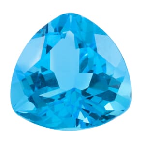 AAAA Swiss Blue Topaz (Trl 12 mm) 6.00 ctw