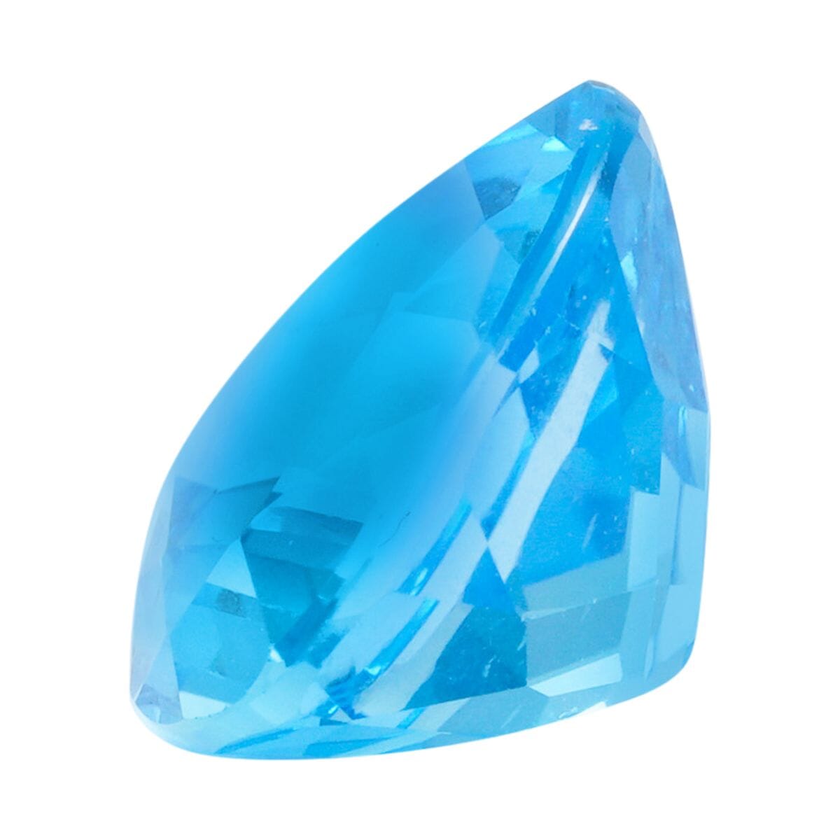 AAAA Swiss Blue Topaz (Trl 12 mm) 6.00 ctw image number 1