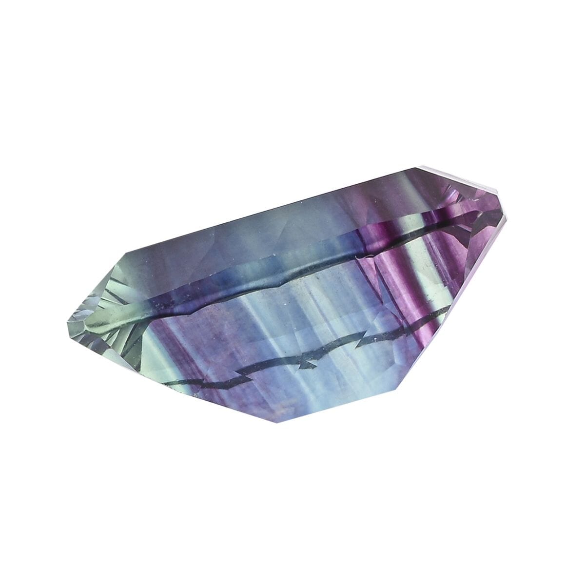 Concave Cut AAAA Fluorite (Oct 15x11 mm) 10.00 ctw image number 2