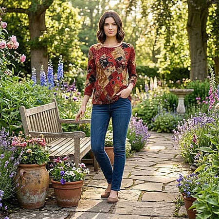 Red Floral / L - Product card gallery slide 2 (10178216526137)