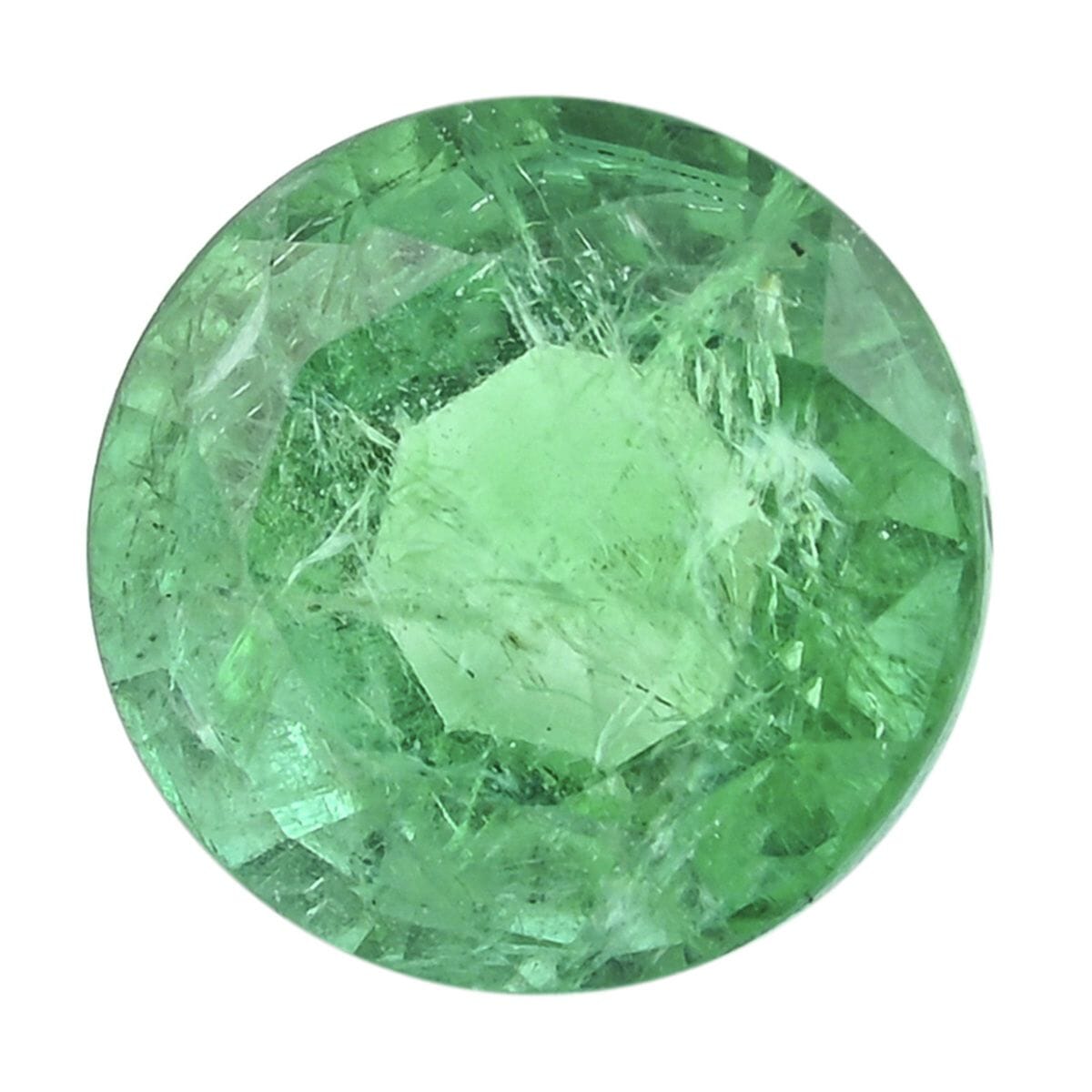 AAAA Kagem Zambian Emerald (Rnd Free Size) 1.50 ctw image number 0