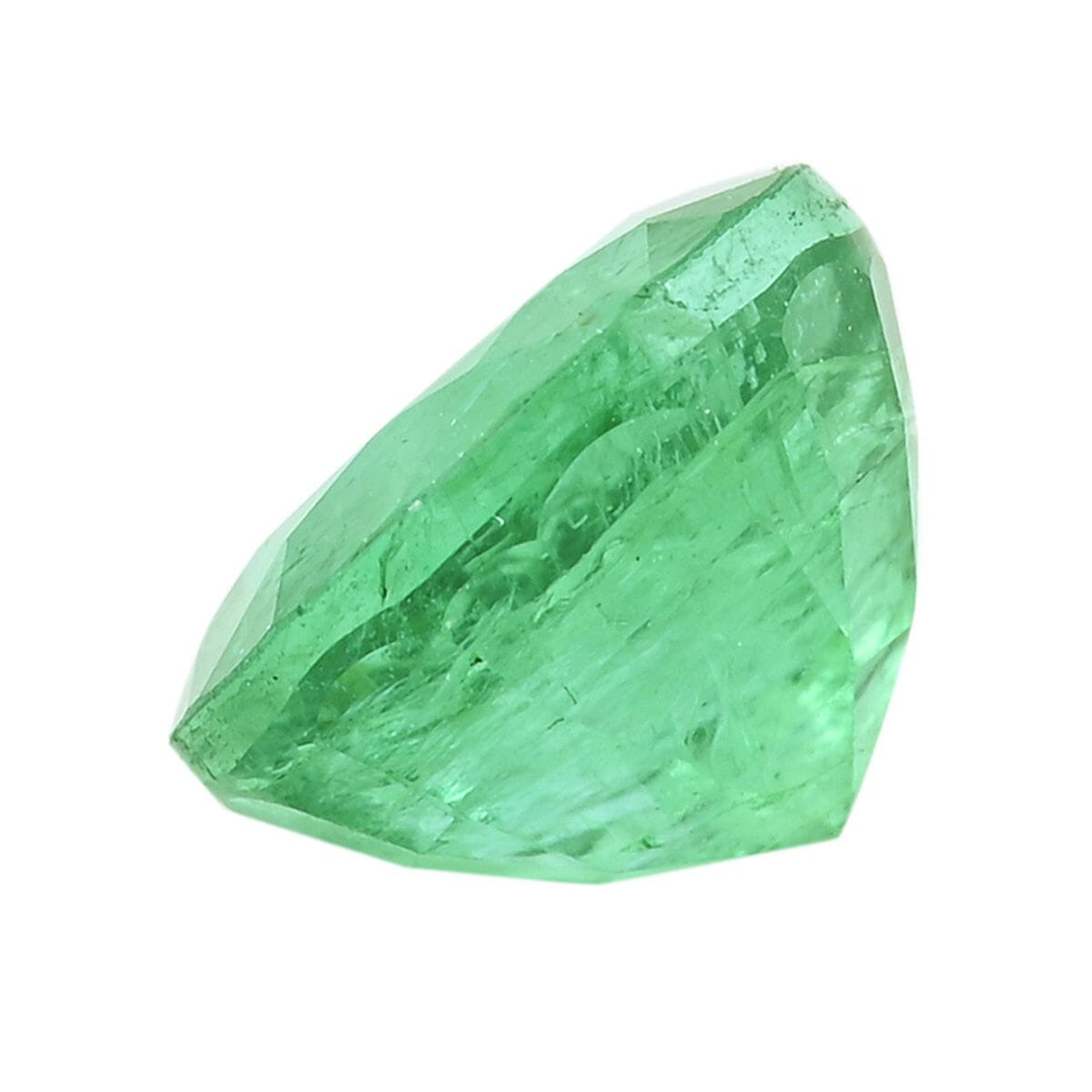 AAAA Kagem Zambian Emerald (Rnd Free Size) 1.50 ctw image number 1