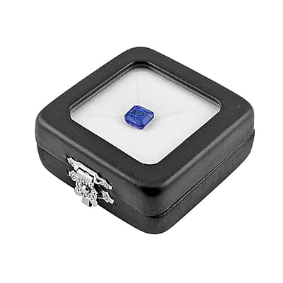 Certified and Appraised AAAA Asscher Cut Vivid Tanzanite (Sqr Free Size) 13.00 ctw