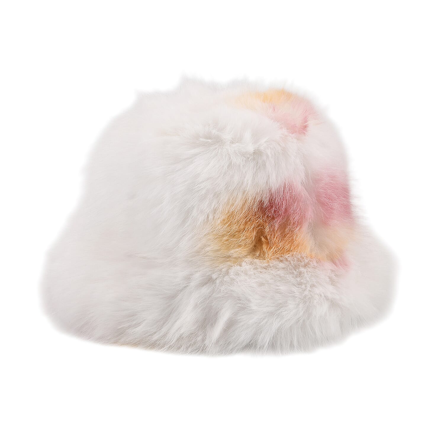 Tamsy Green Faux Fur Hat with Bicolor (22.83"–23.62")