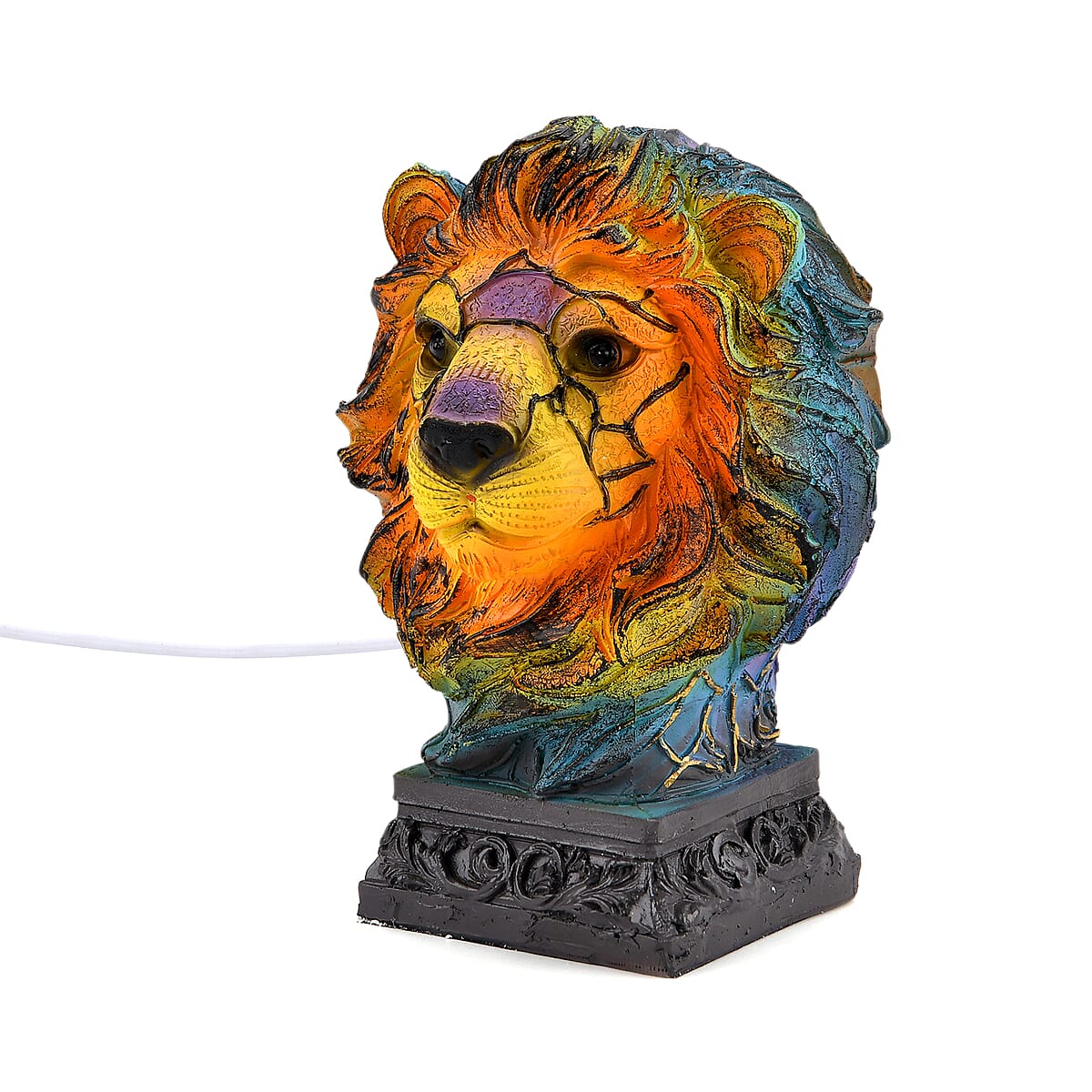 Livmore Resin Lion Shaped Multicolor Light image number 0