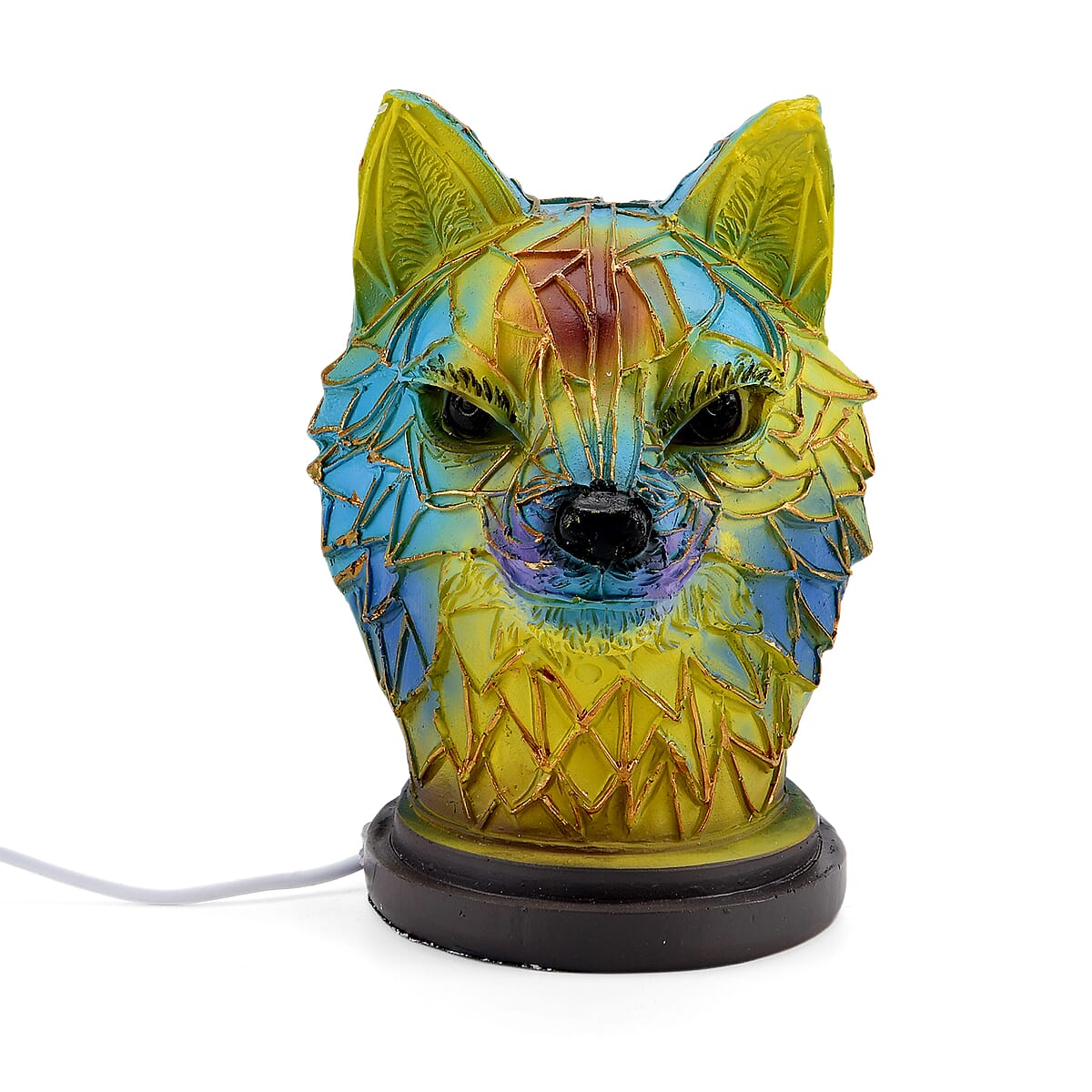 Livmore Resin Wolf Shaped Multicolor Light image number 3