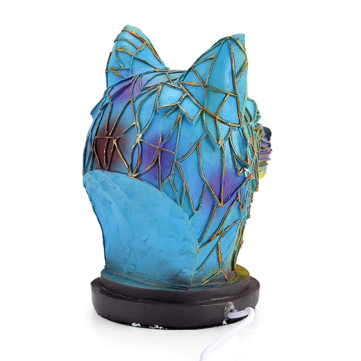 Livmore Resin Wolf Shaped Multicolor Light image number 4