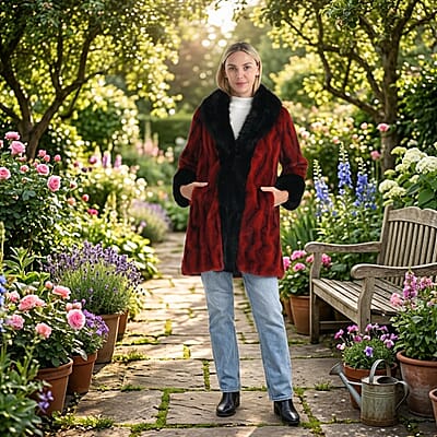 Burgundy / S/M - Product card gallery slide 2 (10178217214265)