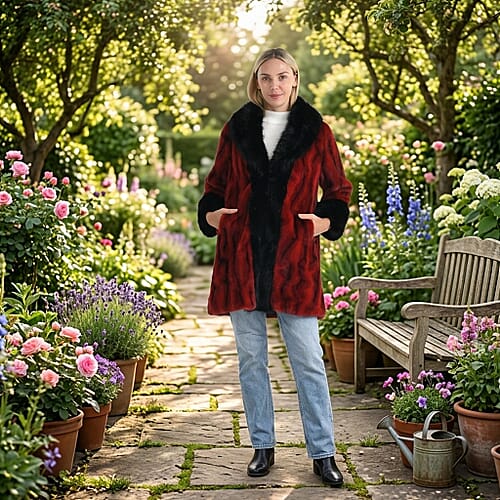 Burgundy / S/M - Product card gallery slide 2 (10178217214265)