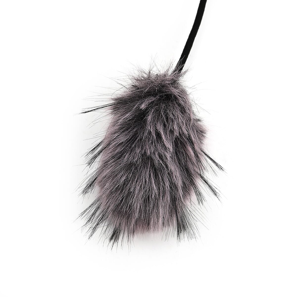 Tamsy Purple Hat with Bicolor Long Fur and Ears Decoration image number 4