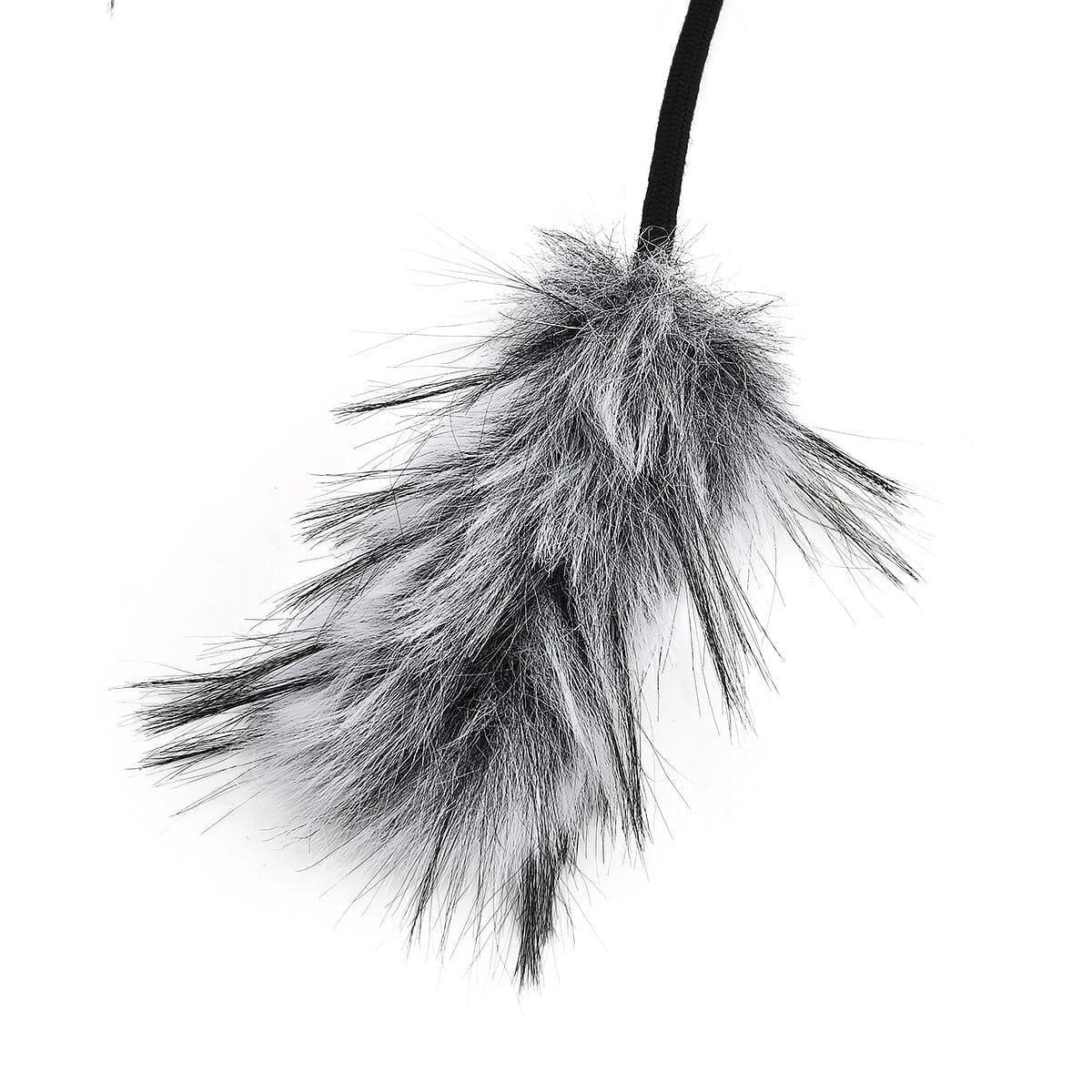 Tamsy Grey Hat with Bicolor Long Fur and Ears Decoration image number 4