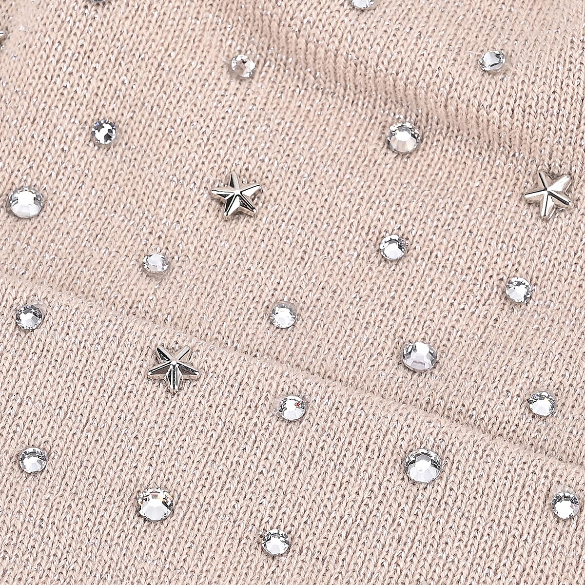 Tamsy Pink Knitted 2pcs Beanie image number 7