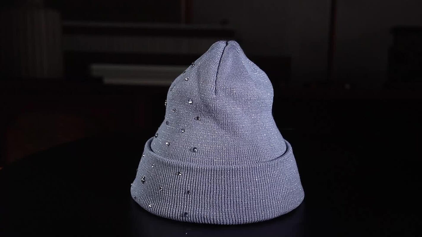 Tamsy Pink Knitted 2pcs Beanie