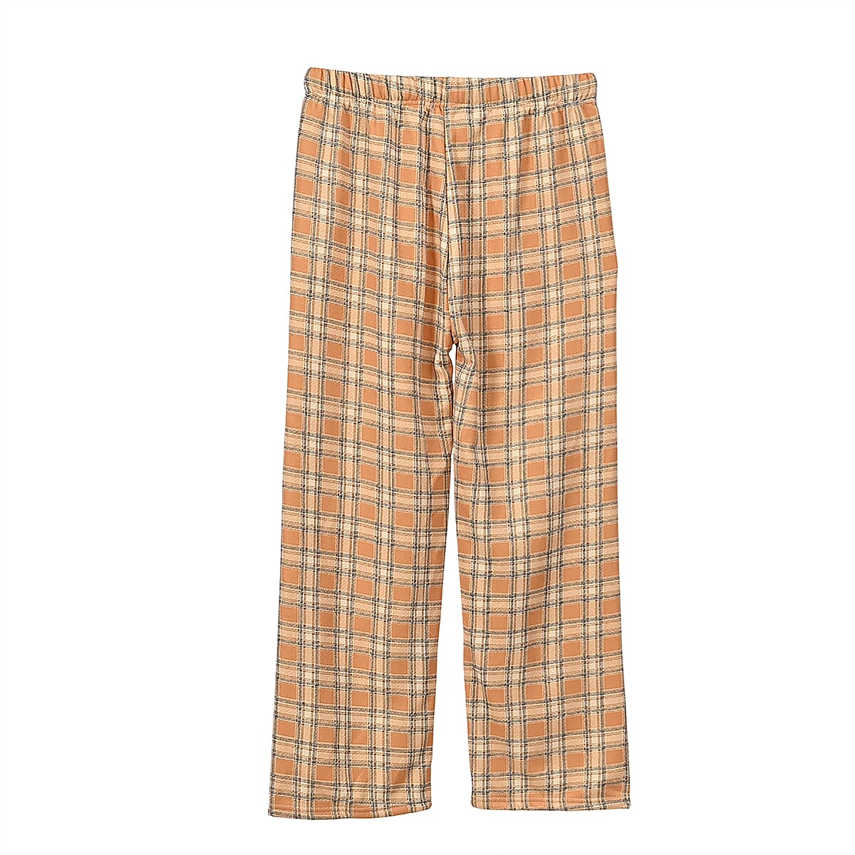 Doorbuster Tamsy Yellow Sherpa Lining Pajama Pant - One Size Fits Most image number 1