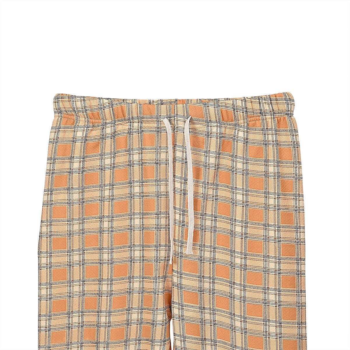 Doorbuster Tamsy Yellow Sherpa Lining Pajama Pant - One Size Fits Most image number 2