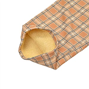 Doorbuster Tamsy Yellow Sherpa Lining Pajama Pant - One Size Fits Most