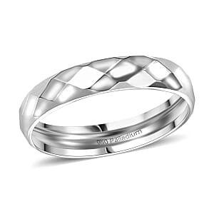 Honeycomb Band Ring in 950 Palladium (Size 6.0) 1.70 Grams