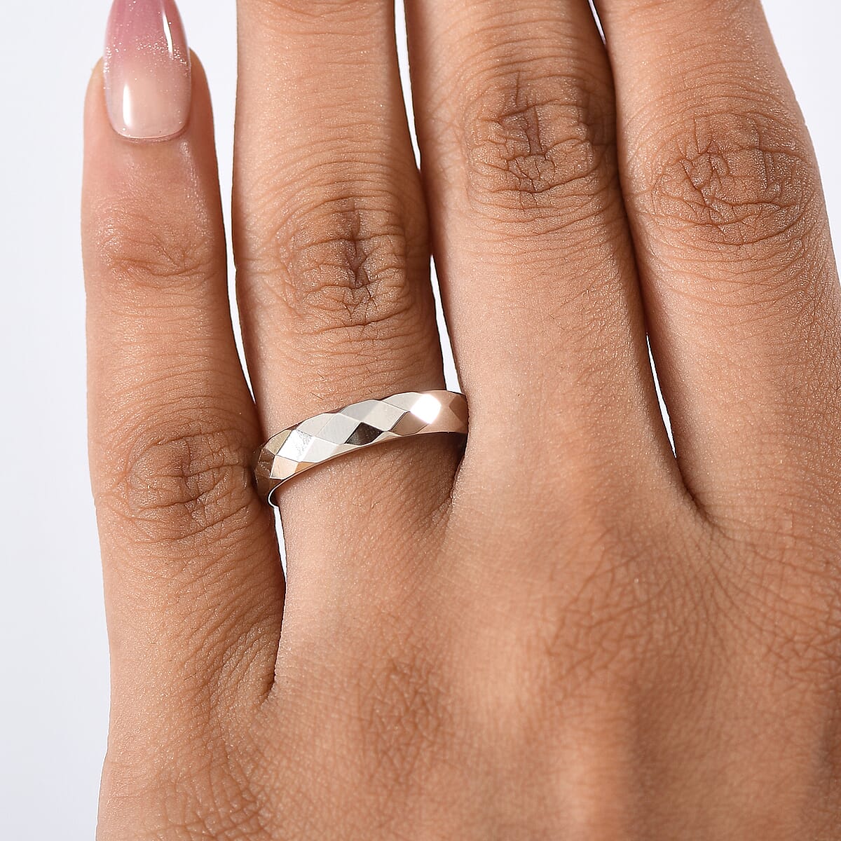 950 Palladium Band Ring (Size 10.0) image number 2