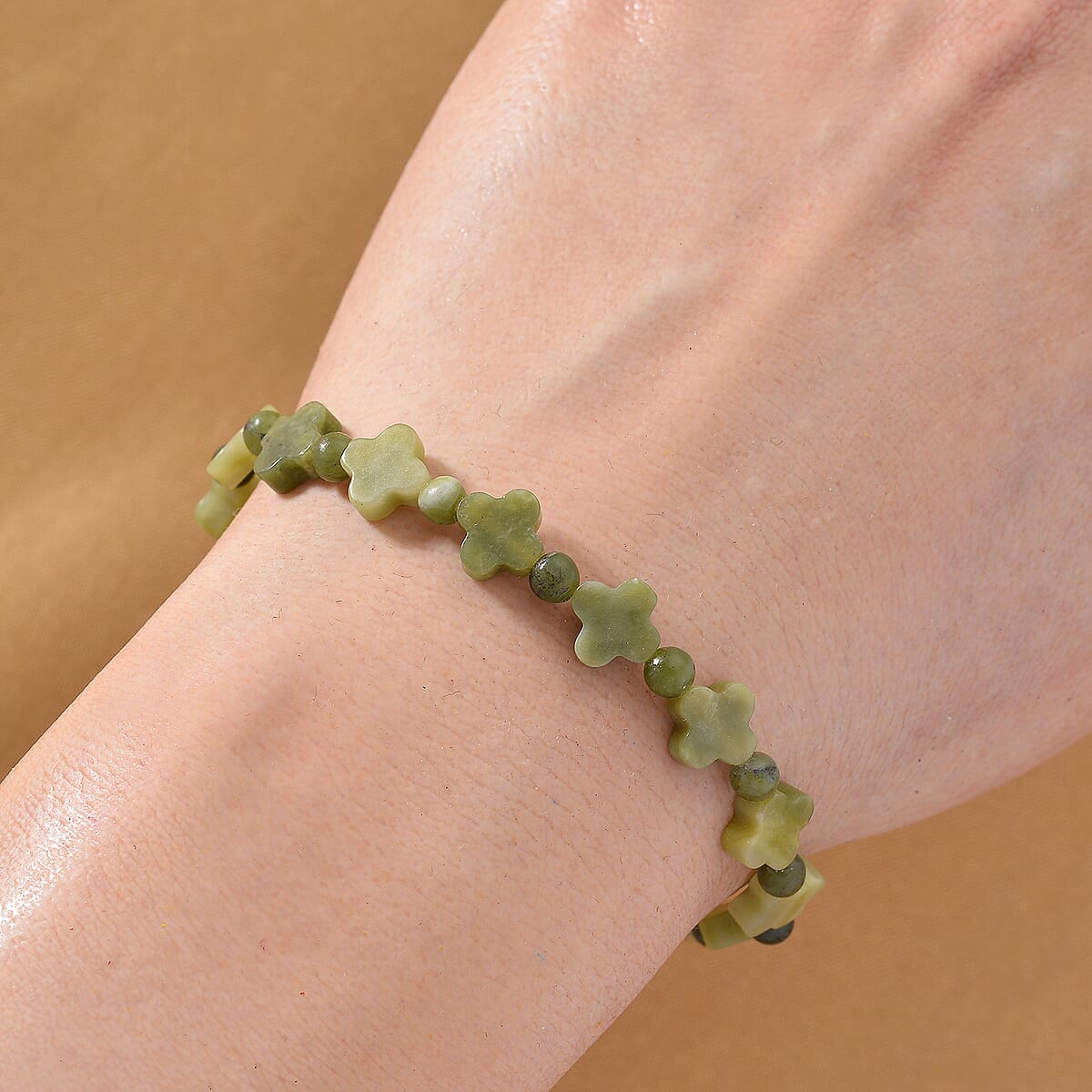 Connemara Marble 29.00 ctw Beaded Stretch Bracelet image number 1
