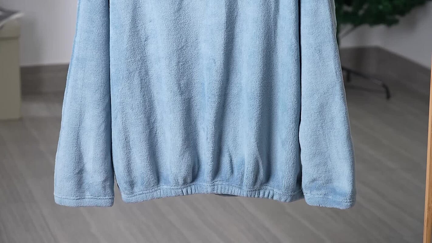 Tamsy Light Blue Pajama Top - One Size Fits Most