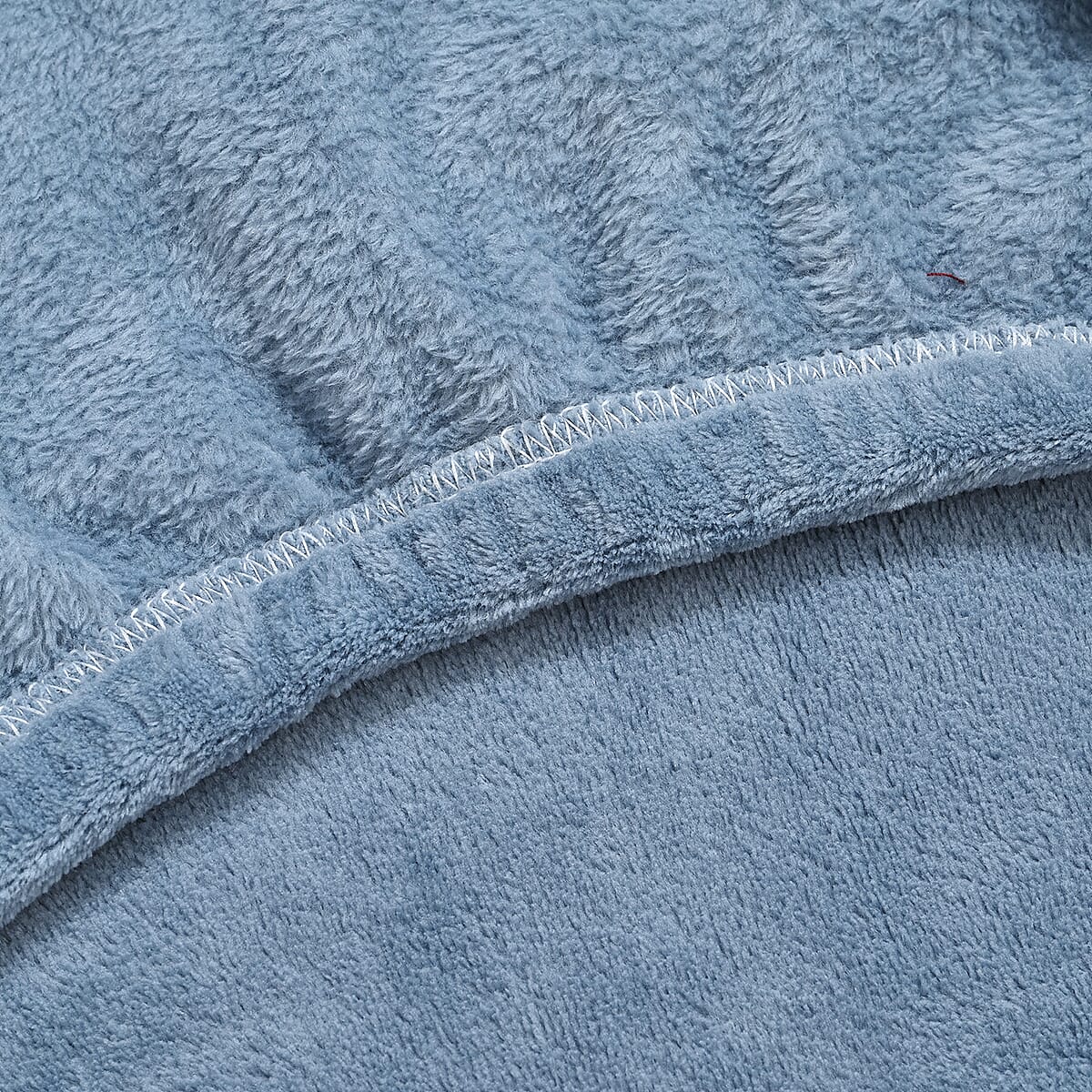 Tamsy Light Blue Pajama Top - One Size Fits Most image number 4