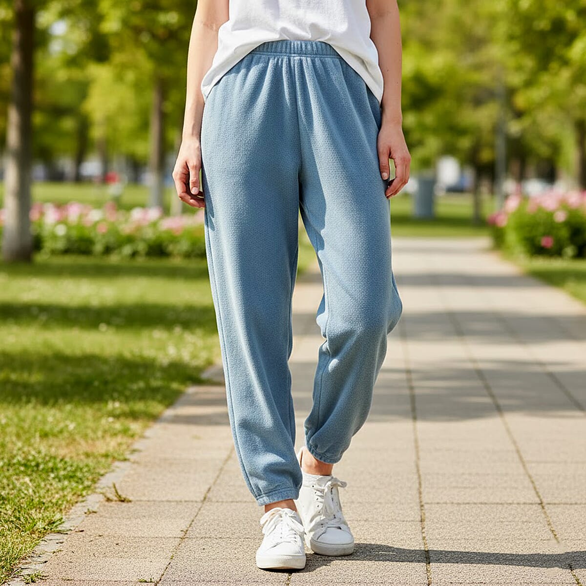 Doorbuster Tamsy Light Blue Pajama Bottom - One Size Fits Most image number 1