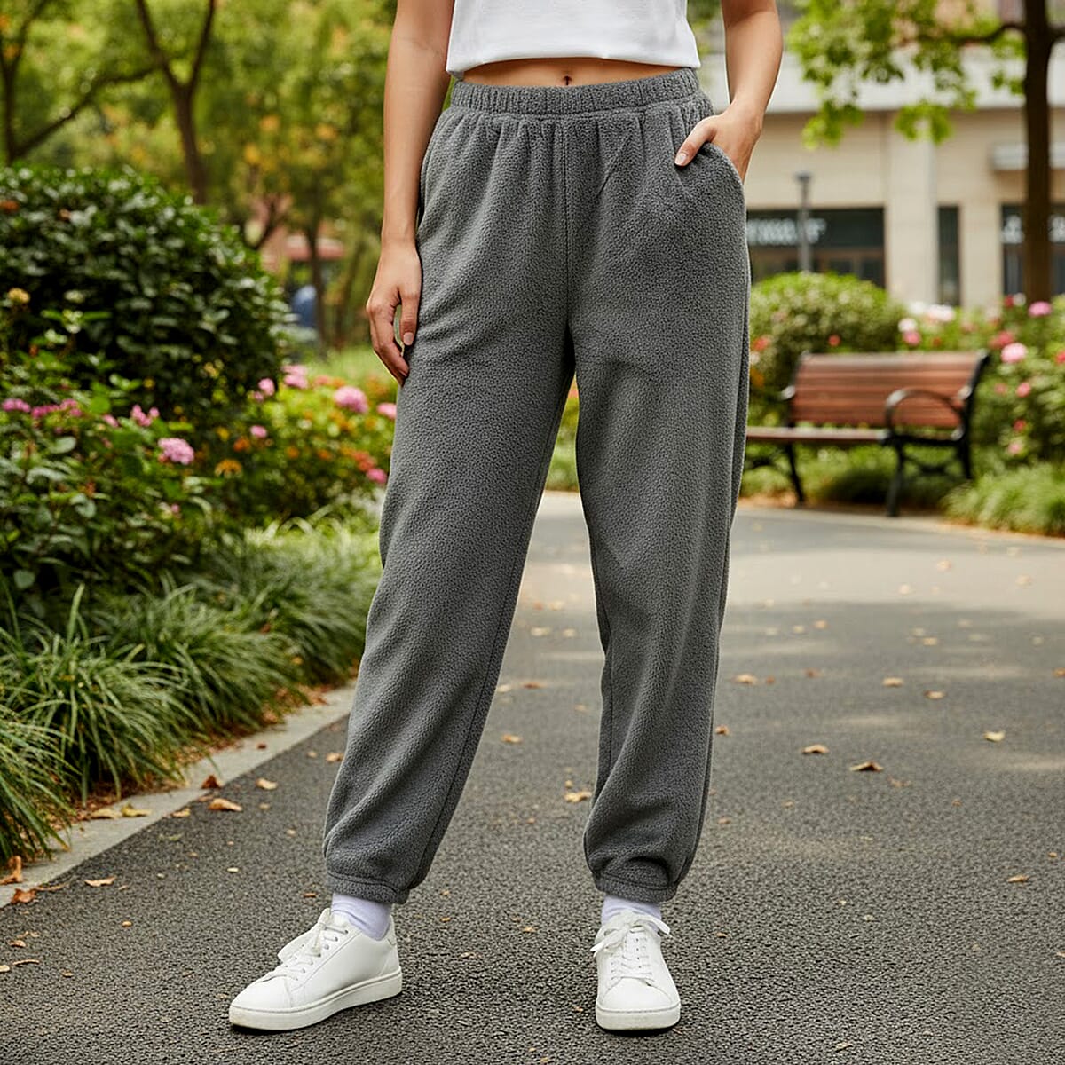 Doorbuster Tamsy Grey Pajama Bottom - One Size Fits Most image number 1