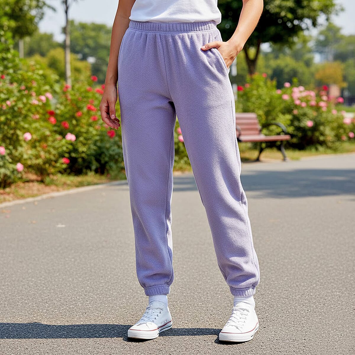  Tamsy Purple Pajama Bottom - One Size Fits Most image number 1