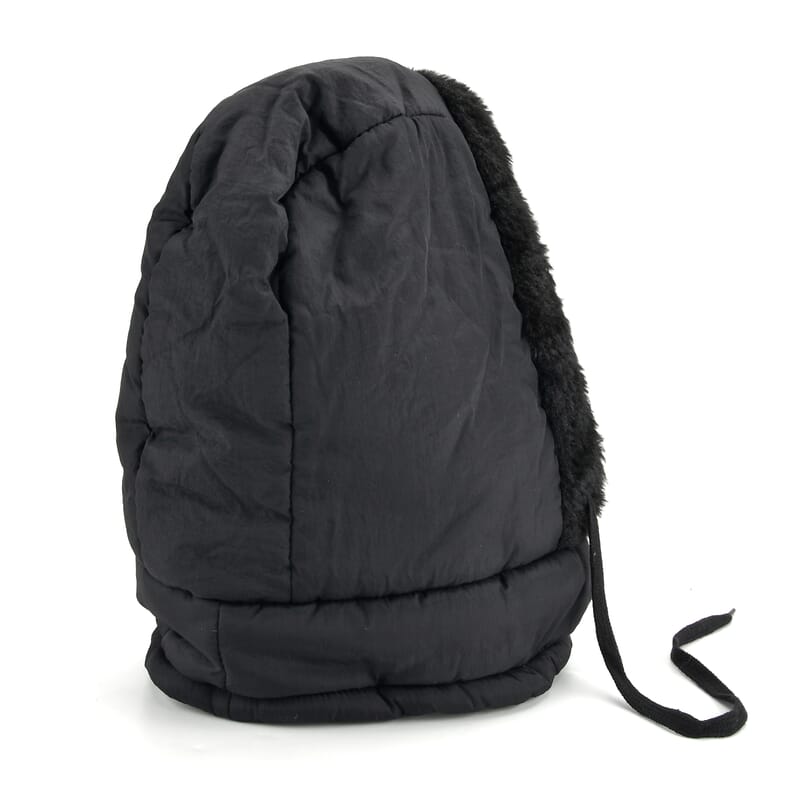 Tamsy Black Winter Hat with Face Mask