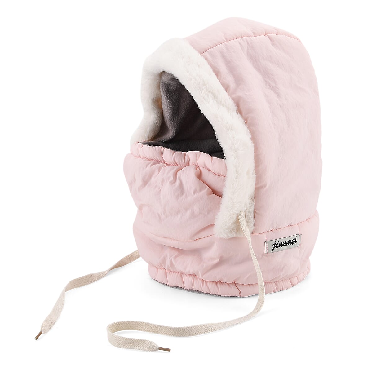 Tamsy Pink Winter Hat with Face Mask  image number 4