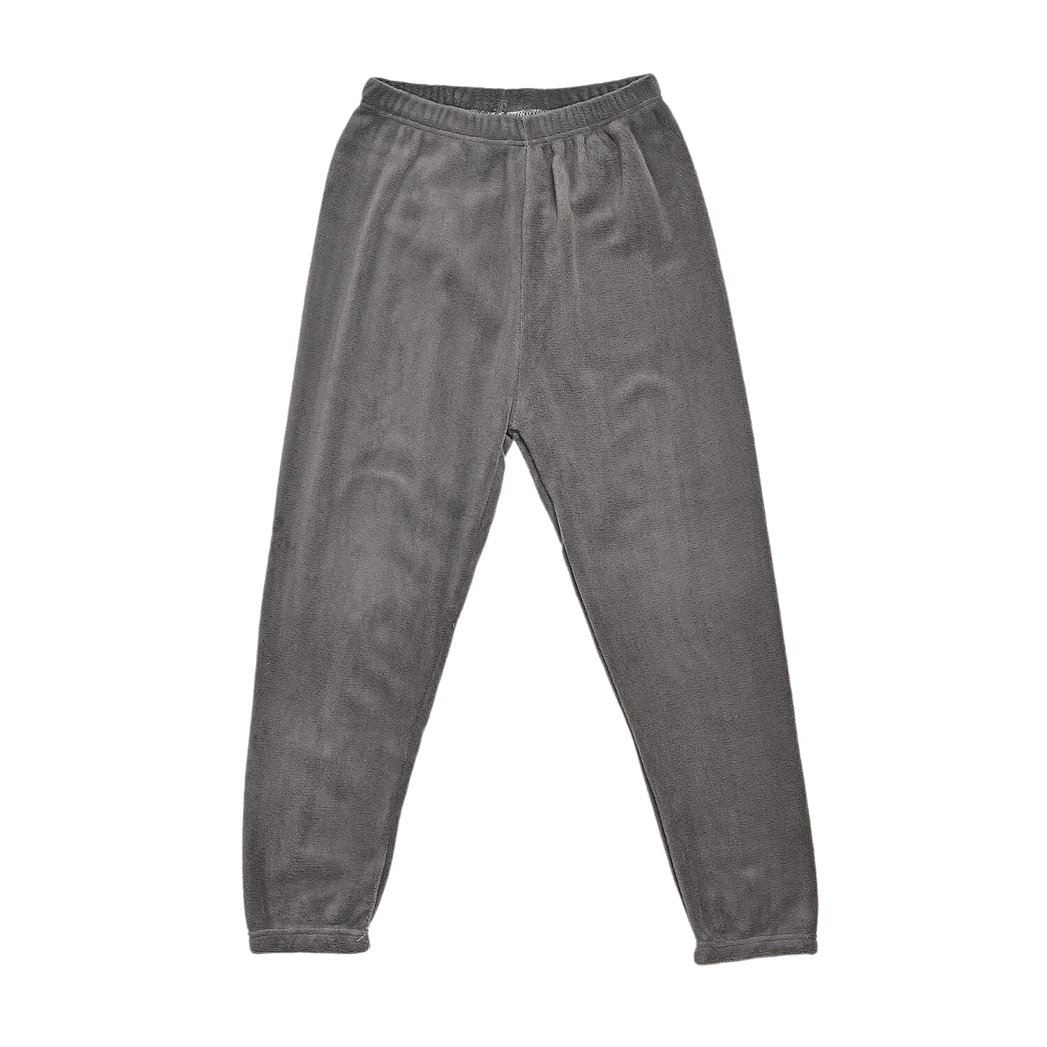 Tamsy Gray Pajama Set of Top and Bottom - One Size Fits Most