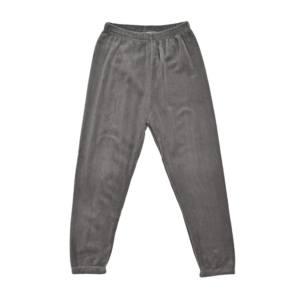 Doorbuster Tamsy Gray Pajama Set of Top and Bottom - One Size Fits Most image number 5