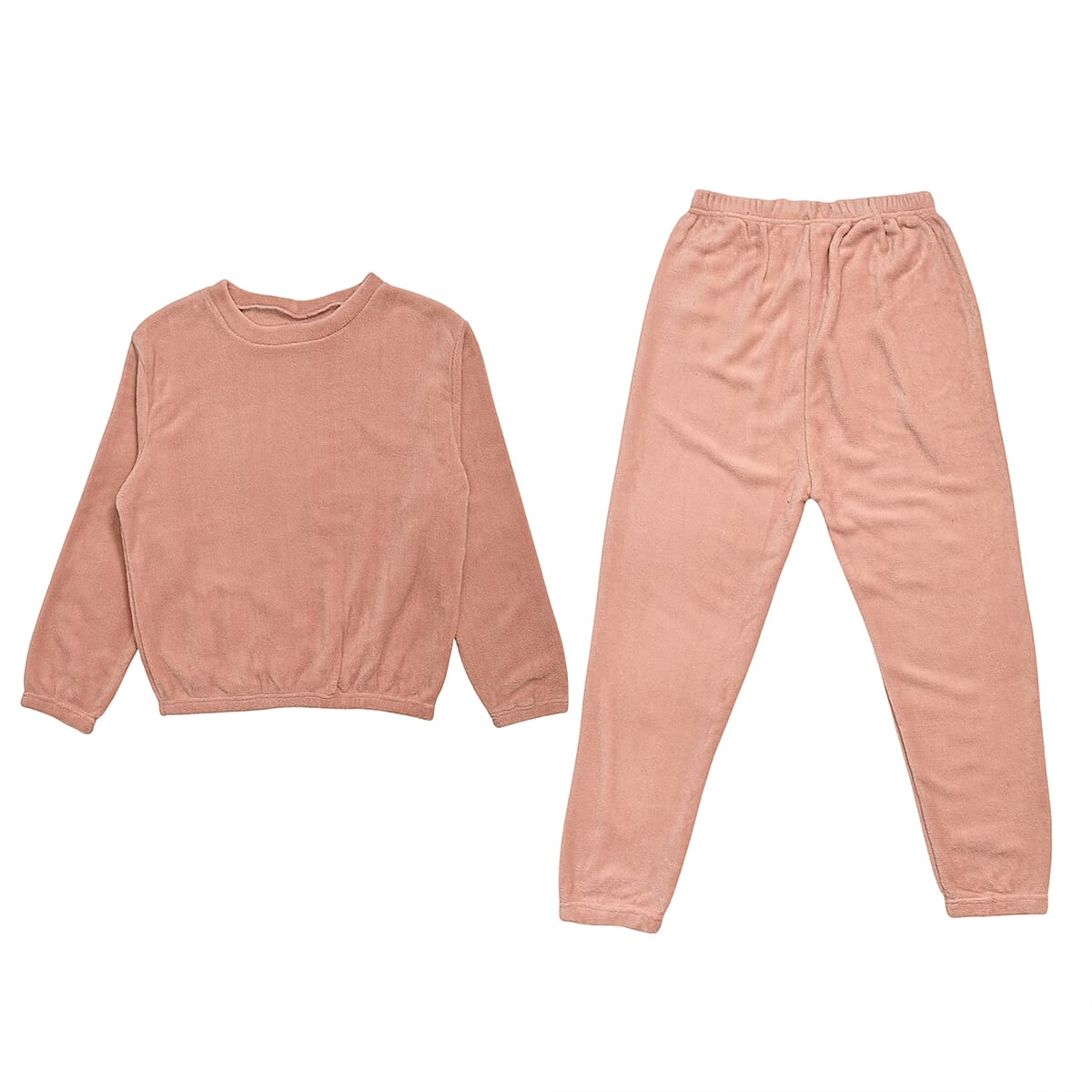 Doorbuster Tamsy Pink Pajama Set of Top and Bottom - One Size Fits Most image number 3