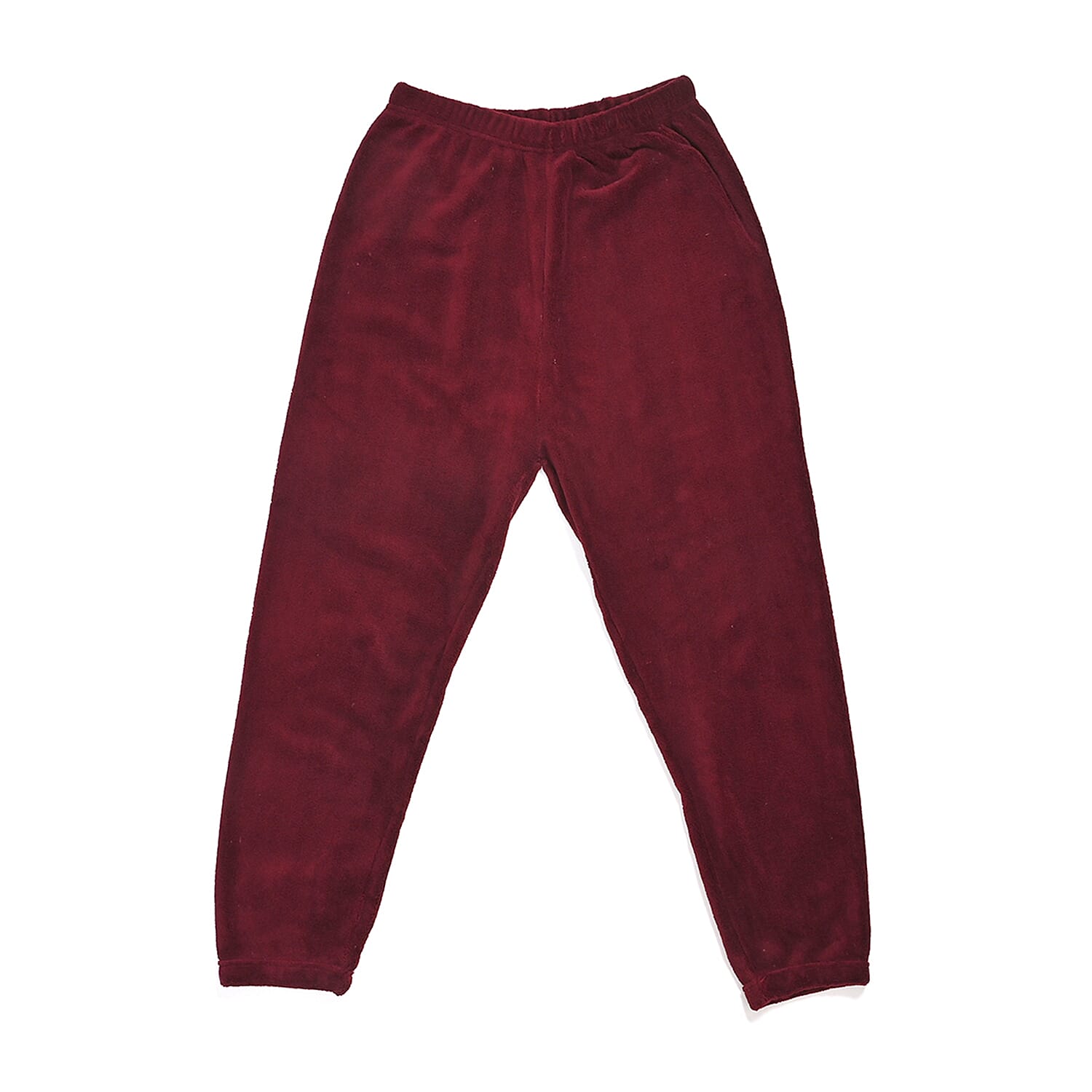 Tamsy Black and Red 2pcs Pajama Trousers - One Size Fits Most