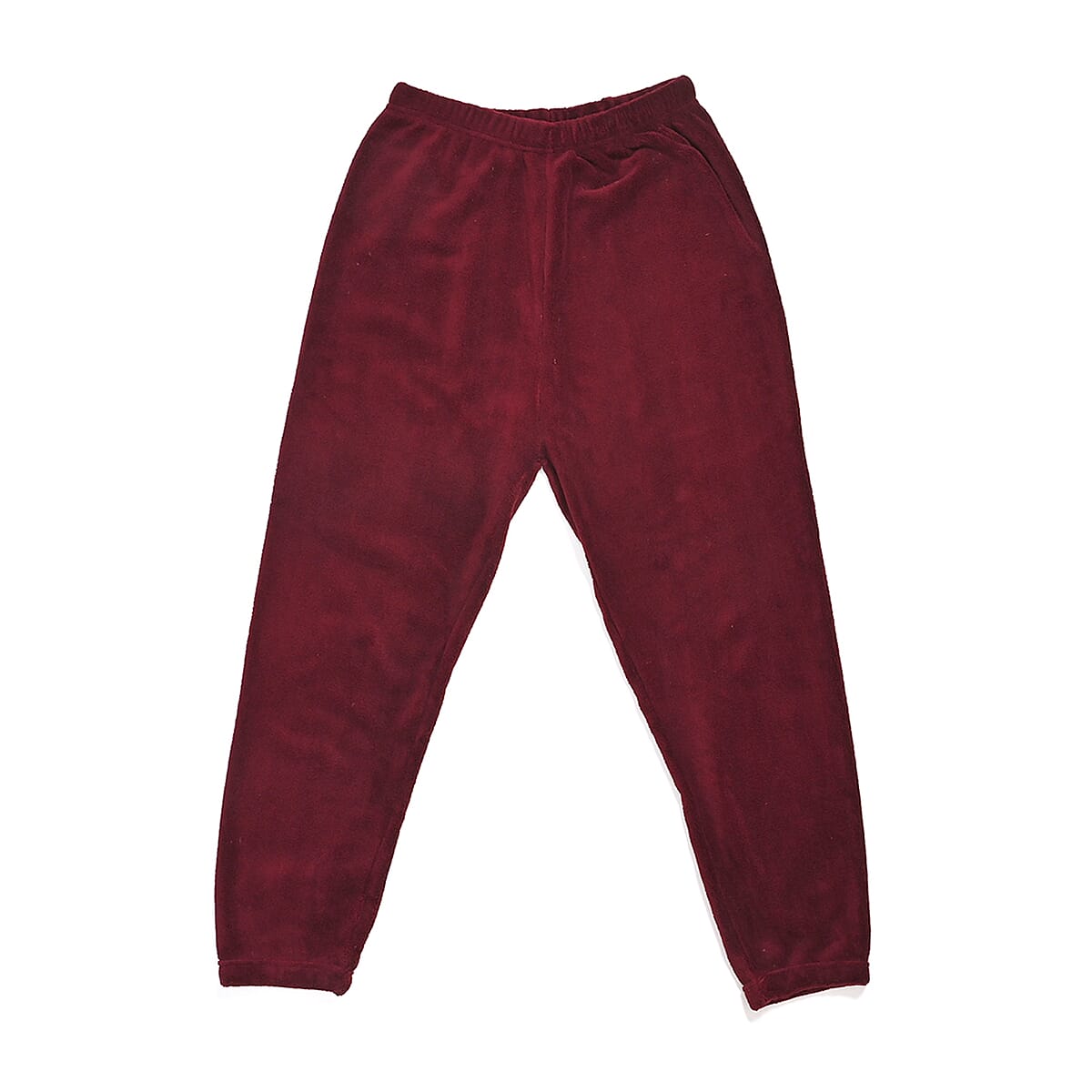 Doorbuster Tamsy Black and Red 2pcs Pajama Trousers - One Size Fits Most image number 6