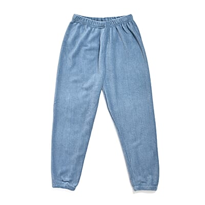 Tamsy Light Blue and Dusty Rose 2pcs Pajama Trousers - One Size Fits Most