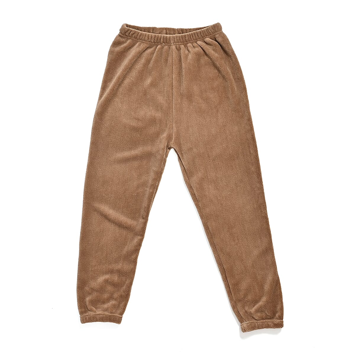 Tamsy Gray and Brown 2pcs Pajama Trousers - One Size Fits Most image number 6