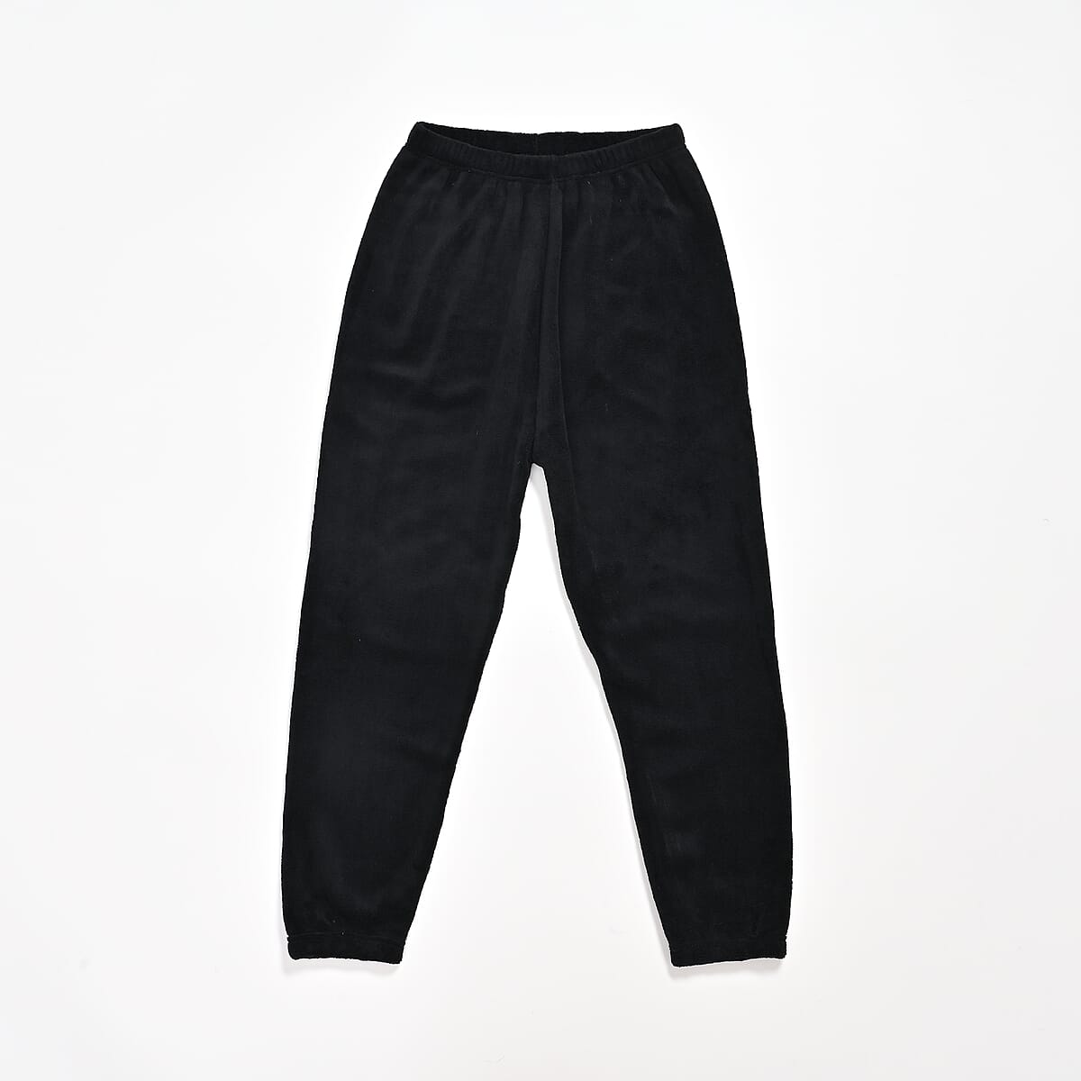 Tamsy Black and Brown 2pcs Pajama Trousers - One Size Fits Most image number 4