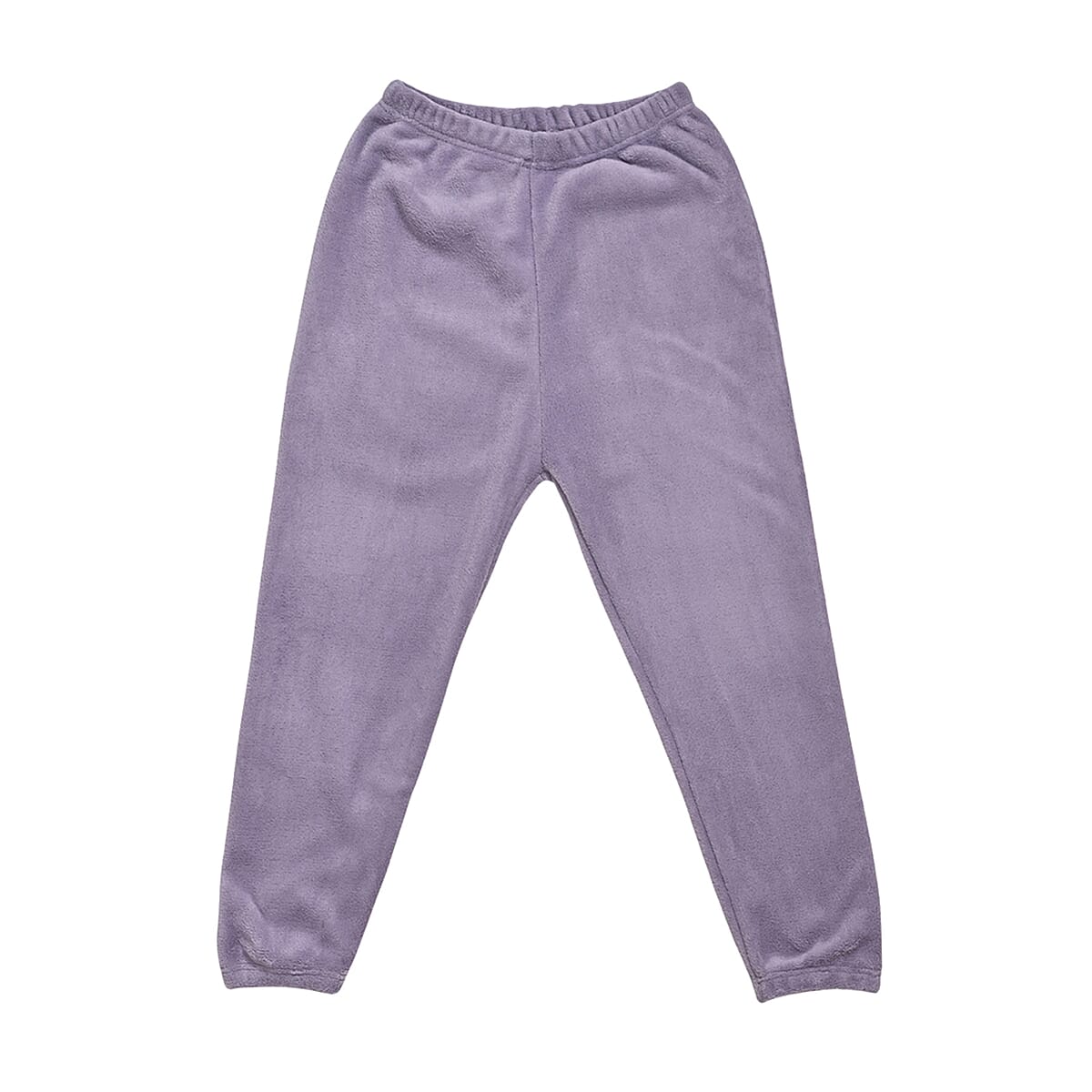Tamsy Purple and Green 2pcs Pajama Trousers - One Size Fits Most image number 4