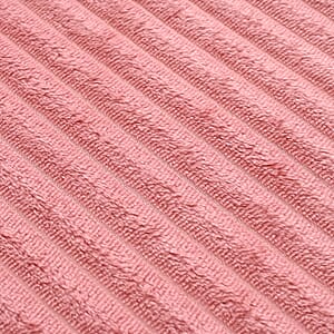 Livmore Pink Jacquard Flannel Blanket