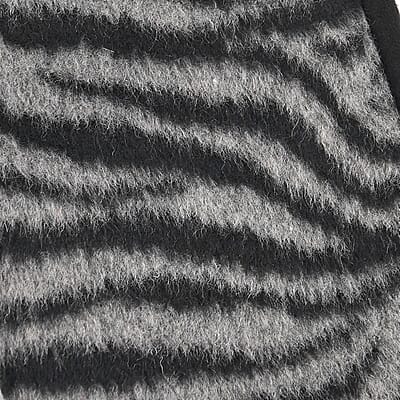 Tamsy Set of 2 Pairs Grey Zebra Printed Gloves with Touch Screen Function