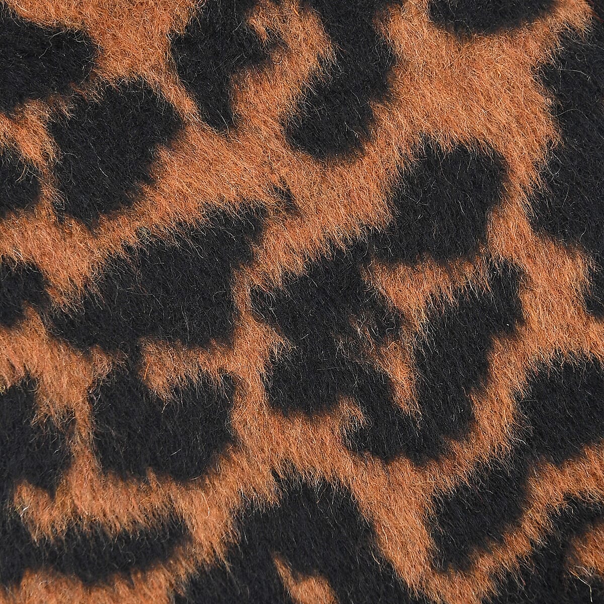 Tamsy Set of 2 Pairs Brown Leopard Printed Gloves with Touch Screen Function image number 6