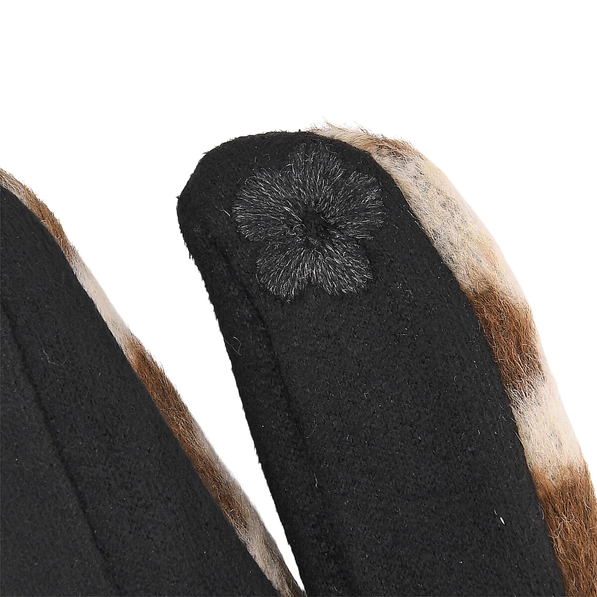 Tamsy Set of 2 Pairs Grey Leopard Printed Gloves with Touch Screen Function image number 5