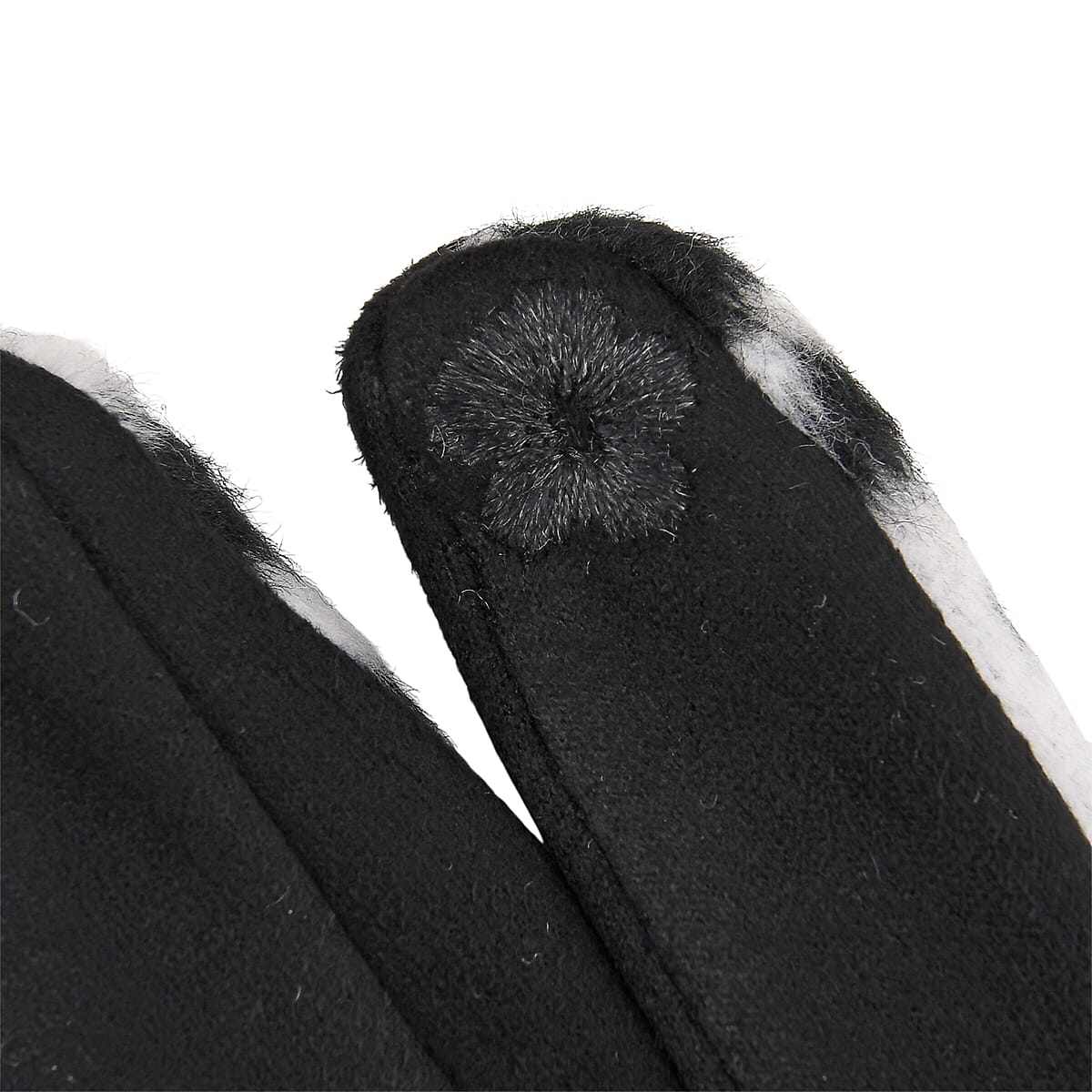 Tamsy Set of 2 Pairs White Leopard Printed Gloves with Touch Screen Function image number 6