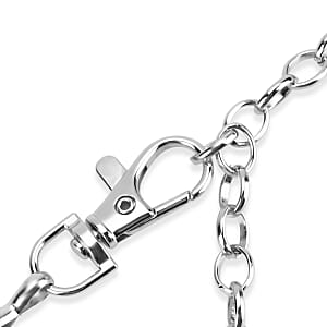 Tamsy Silvertone Floral Design Concho Belt