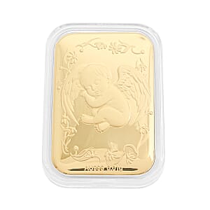 24K Yellow Gold Sleeping Angel Emboss Sheet 10mg